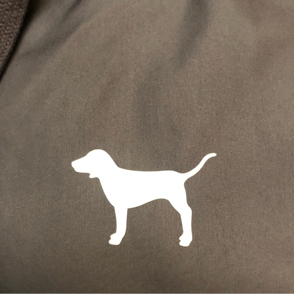 PINK VICTORIA’S SECRET Black Gray Windbreaker Anorak Half-Zip Jacket - Picture 7 of 10